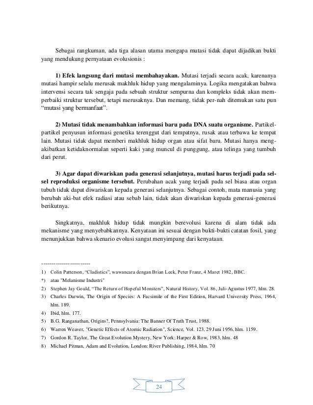 Keruntuhan Teori Evolusi