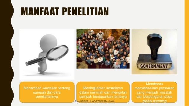 Kesadaran Pemilahan Dan Pembuangan Sampah Warga SMA Negeri 6 Yogyakar 