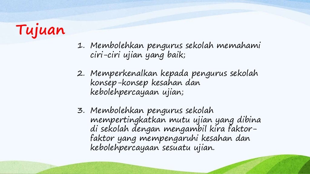 Kesahan dan kebolehpercayaan
