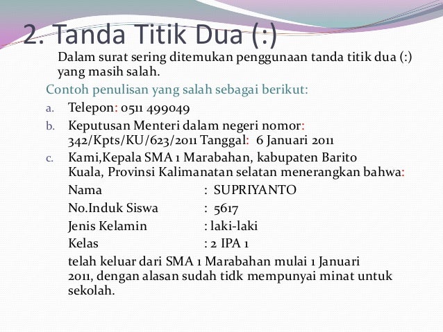 Kesalahan Kesalahan Dalam Surat Dinas