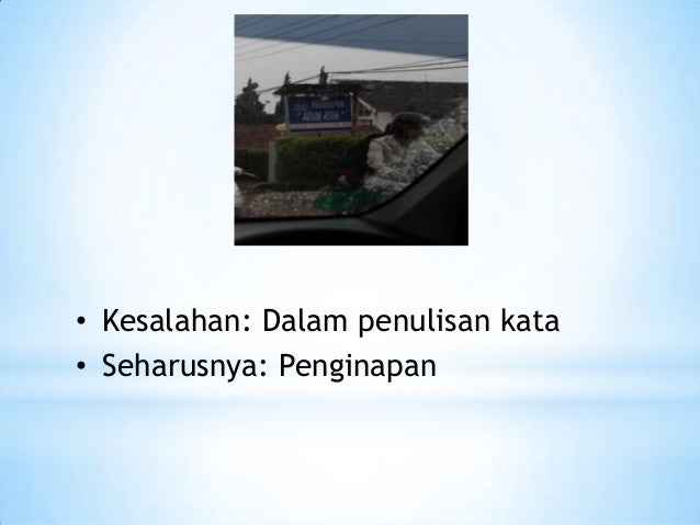Kesalahan indonesia