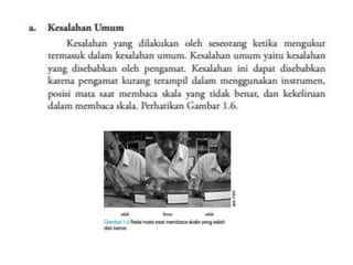 Kesalahan pengukuran