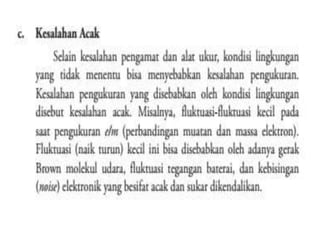 Kesalahan pengukuran