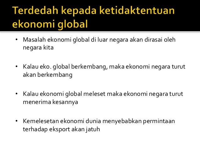 Ekonomi : Kesan Kesan Perdagagan Antarabagsa