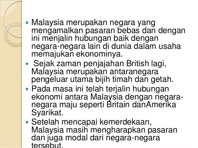 Kesan penentuan dasar & hubungan malaysia dgn negara luar ...