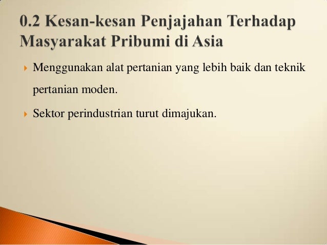 Kesan Penjajahan Barat Terhadap Pentadbiran Dan Ekonomi Di Malaysia
