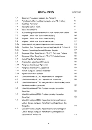 Kesan Program Latihan Hoki