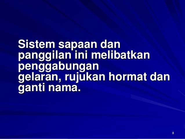 Kesantunan berbahasa (3)