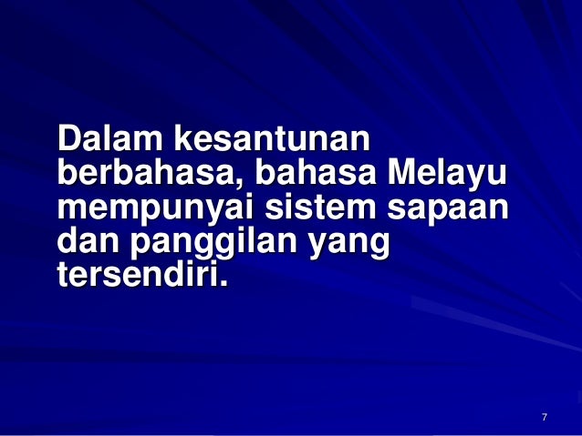 Kesantunan berbahasa (3)
