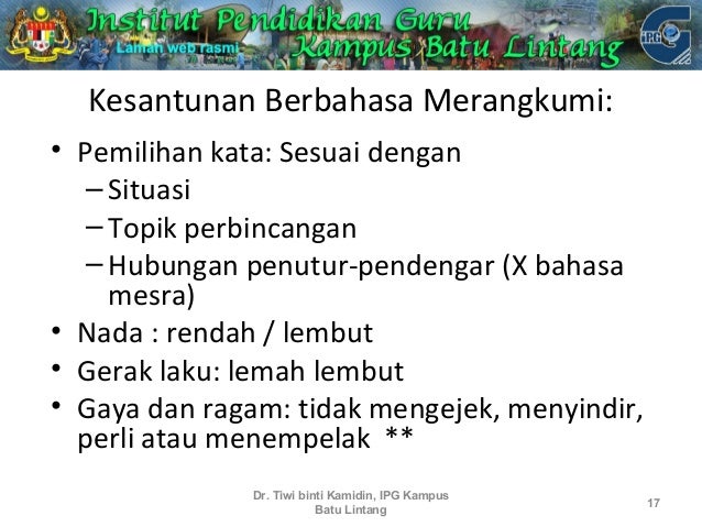 Kesantunan masyarakat malaysia minggu 3