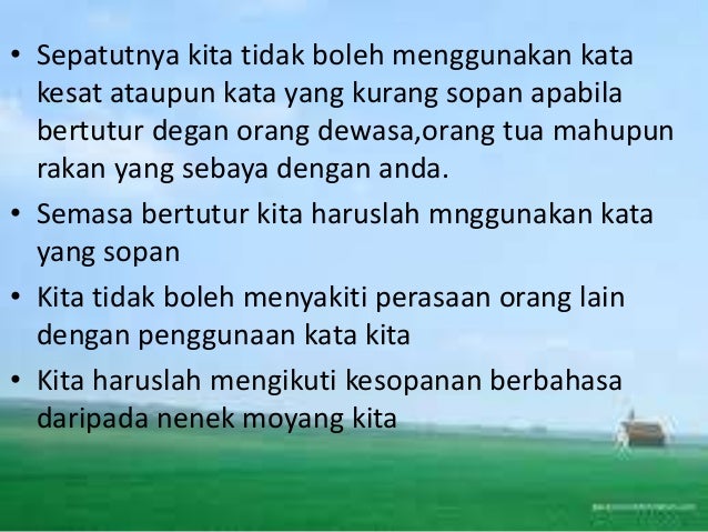 Kesantunan Mengikut Perspektif Asmah Hj Omar