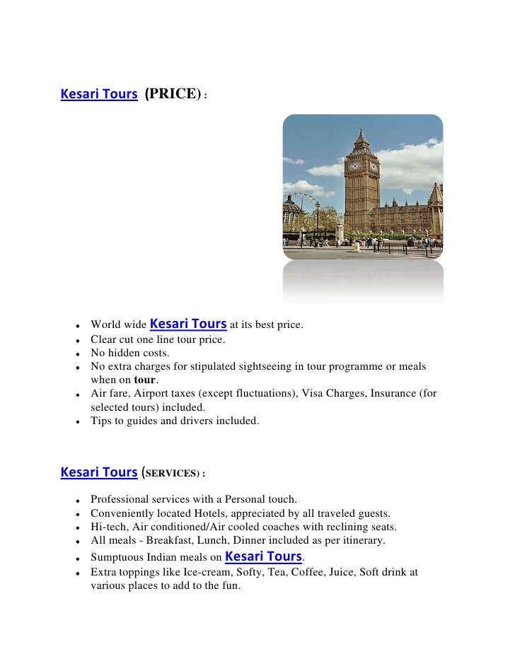 Kesari Tours N Travels Kesari Tours N Travels