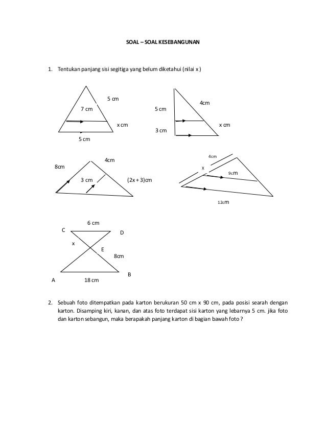 Kesebangunan segitiga