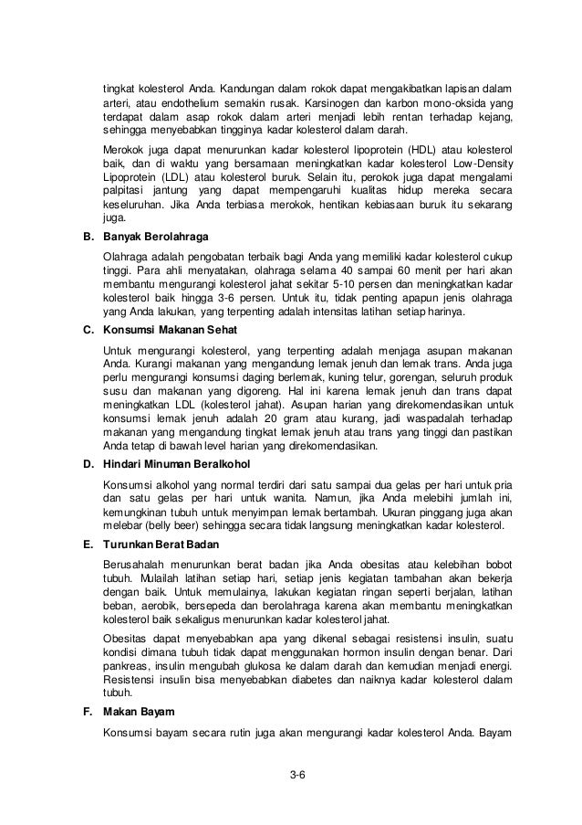 Kesehatan 4 cara menurunkan kolesterol & asam urat