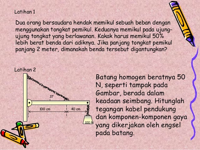 Kesetimbangan Benda Tegar