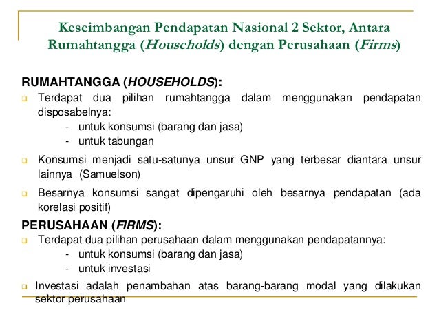 Keseimbangan Pendapatan Nasional Ekonomi