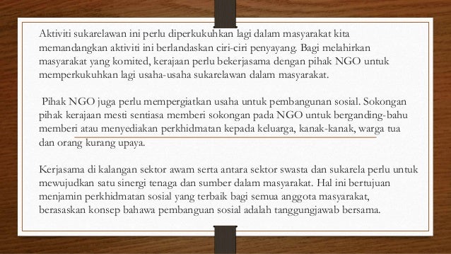 Amalan Terbaik dalam Pembangunan Sosial