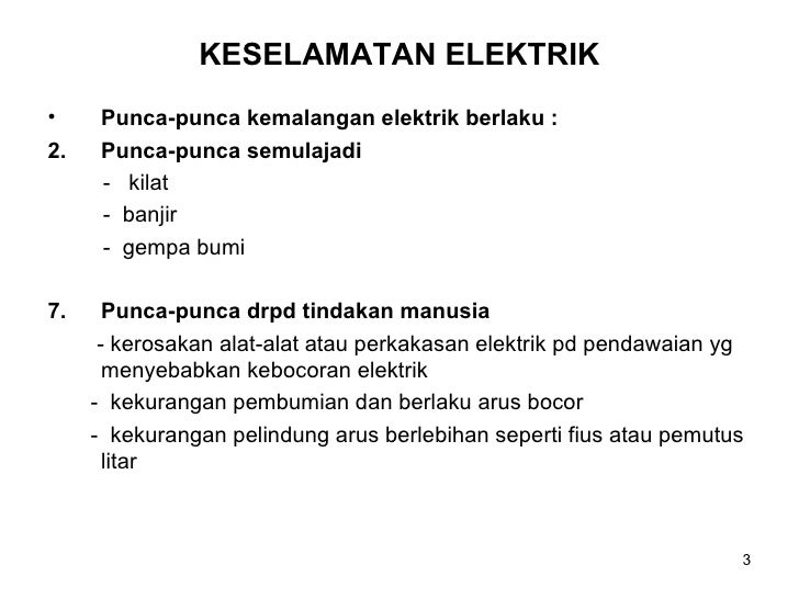 Keselamatan Elektrik