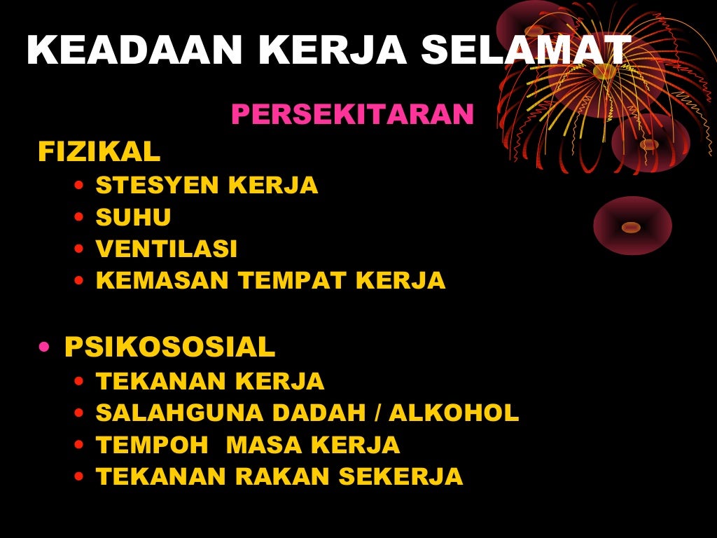 Keselamatan & kesihatan pekerjaan