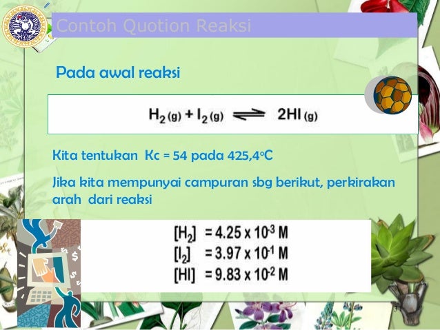 Kimia Asek PPT Kesetimbangan Kimia Cekidot