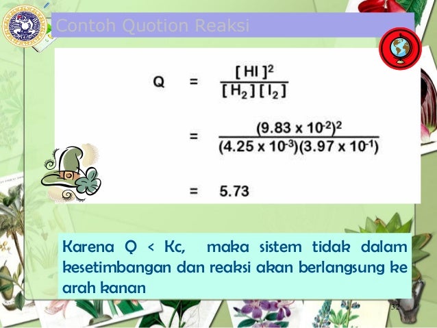 Kimia Asek PPT Kesetimbangan Kimia Cekidot