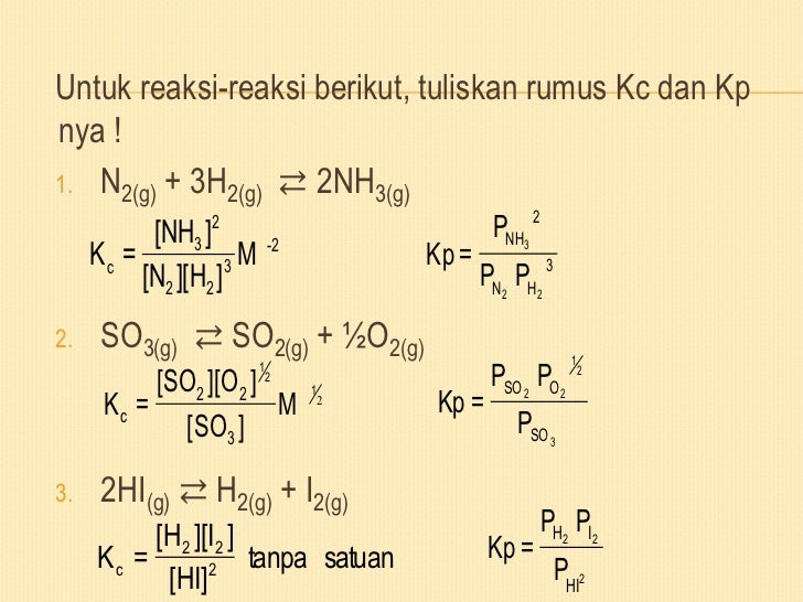 Kesetimbangan kimia 3