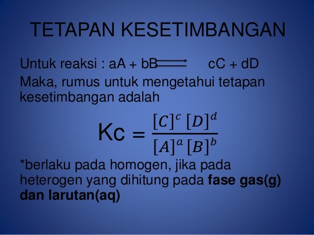 Kesetimbangan kimia nody