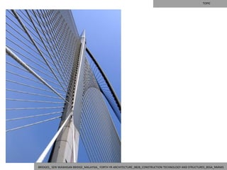 TOPIC




BRIDGES_ SERI WAWASAN BRIDGE_MALAYSIA_ FORTH YR ARCHITECTURE_0828_CONSTRUCTION TECHNOLOGY AND STRUCTURES_BSSA_NMIMS
 