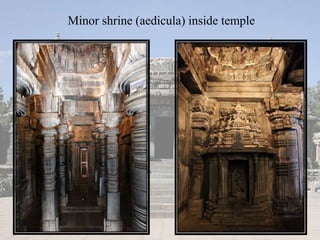 Minor shrine (aedicula) inside temple
 