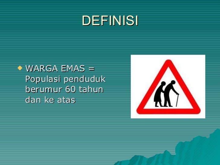Kesihatan Pergigian Warga Emas