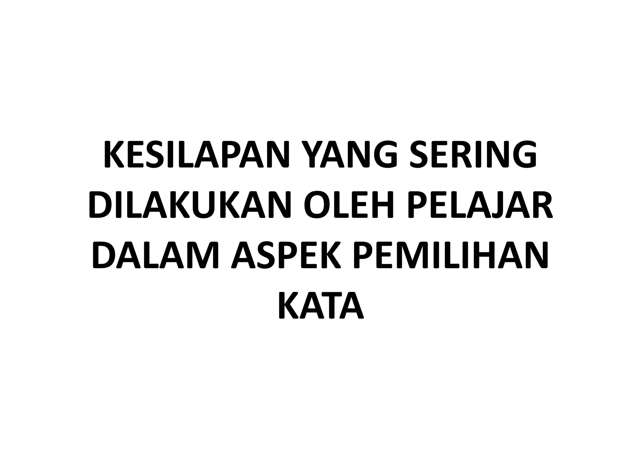 Kesilapan Kecil Dalam Solekan Yang Menjejaskan Hasil