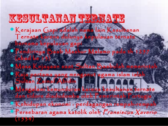 Kesultanan ternate dan tidore