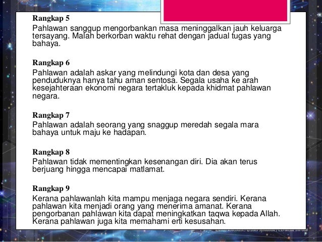 Kesusasteraan Melayu Komunikatif- Sajak Pahlawan Ialah Dia