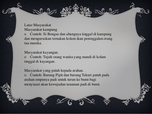 Kesusasteraan Melayu Asal Padi