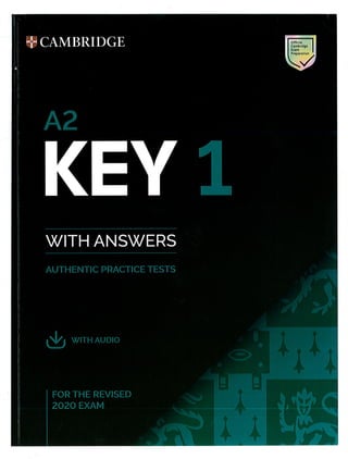 Ket 2020   a2 key 1 authentic practice tests