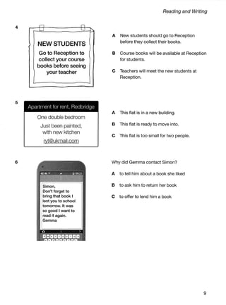 Ket 2020 a2 key 1 authentic practice tests | PDF