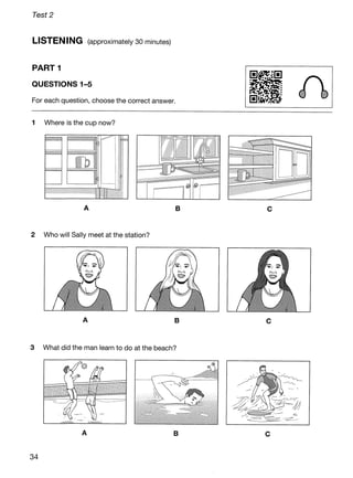 Ket 2020 a2 key 1 authentic practice tests | PDF