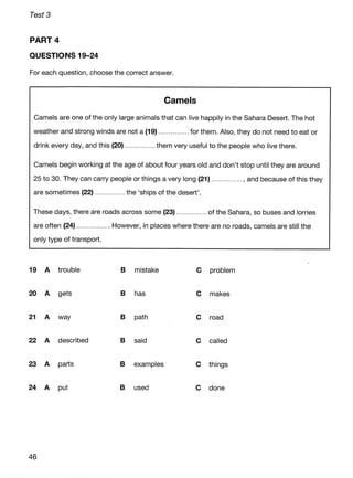 Ket 2020 a2 key 1 authentic practice tests | PDF