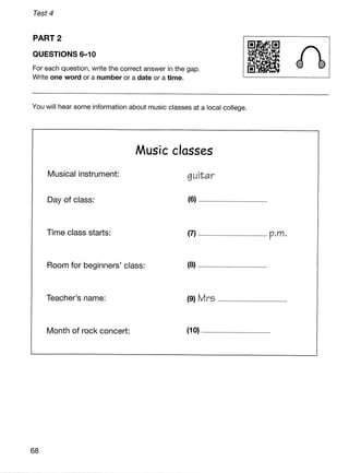 Ket 2020 a2 key 1 authentic practice tests | PDF