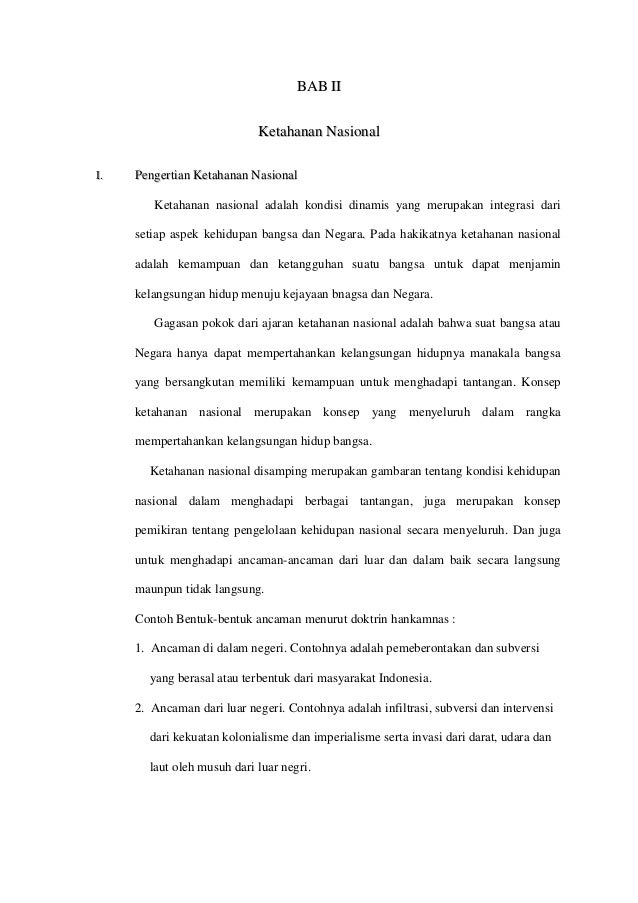 Ketahanan Nasional Di Bidang Politik Luthfatul Amaliya
