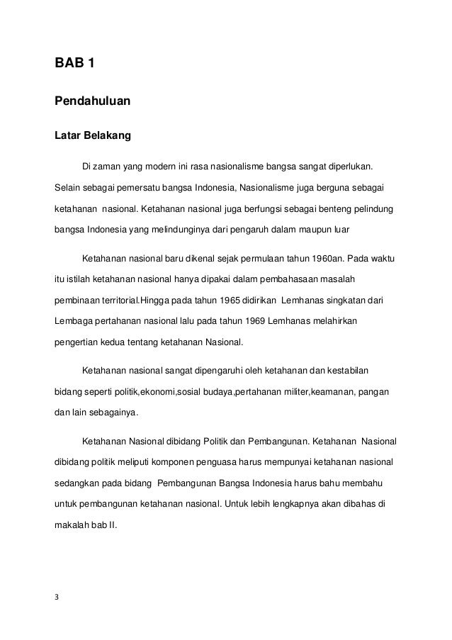 Bab Iii Ketahanan Nasional Indonesia
