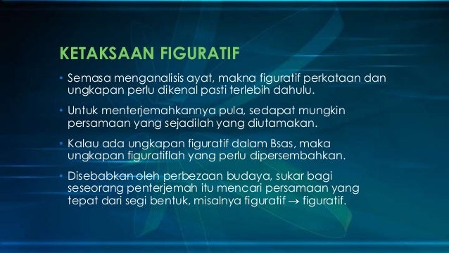 Ketaksaan Dalam Penterjemahan