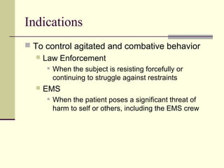 Ketamine for Pre-Hospital Sedation in Excited Delirium | PPT