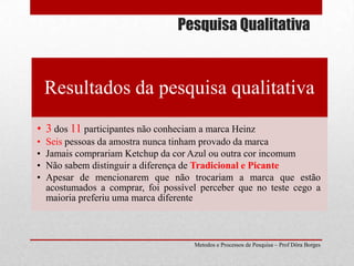 Pesquisa QualitativaMetodos e Processos de Pesquisa – Prof Dôra Borges