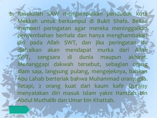 Keteladanan rasulullah saw periode mekkah Keteladanan rasulullah saw periode mekkah
