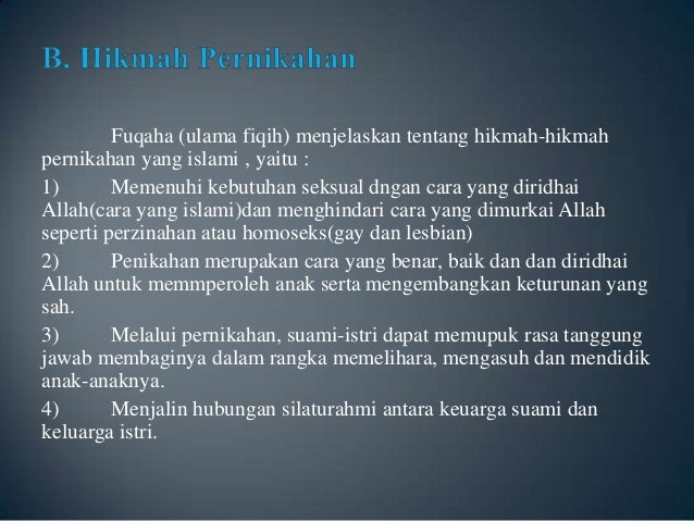 Ketentuan islam tentang hukum keluarga