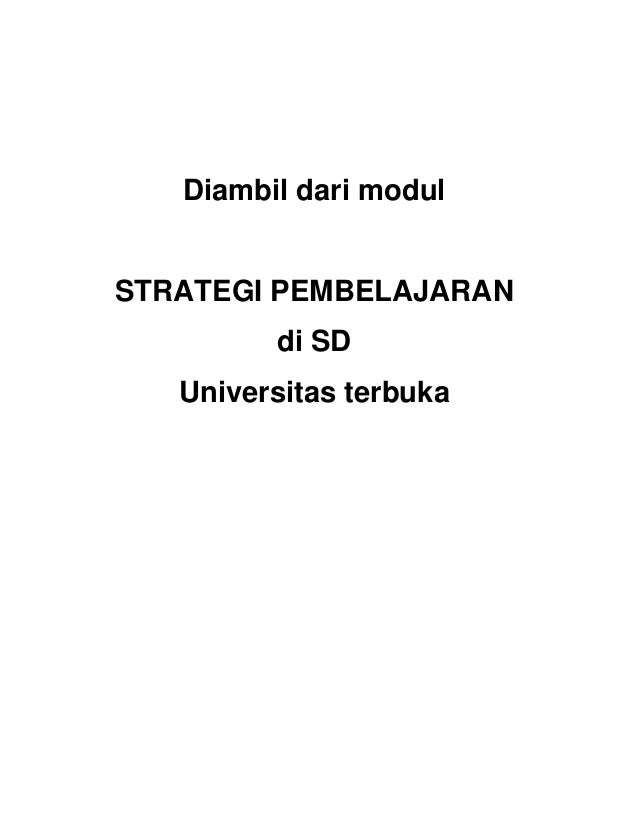 Keterampilan Dasar Mengajar 2 Diambil Dari Modul Strategi Pembelaj