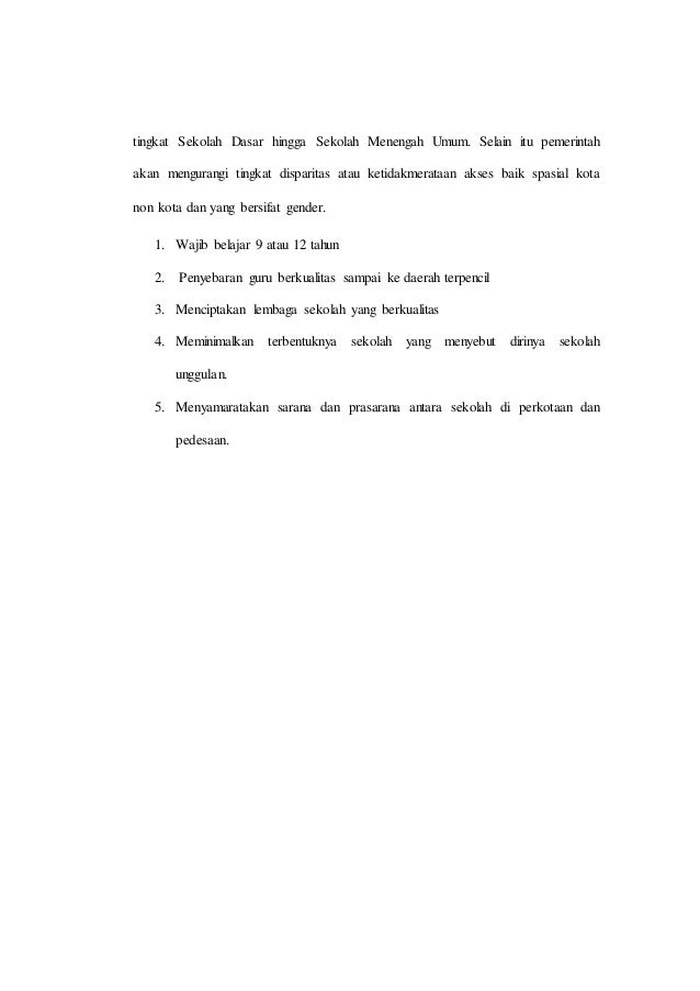 Makalah Pendidikan Sekolah Dasar