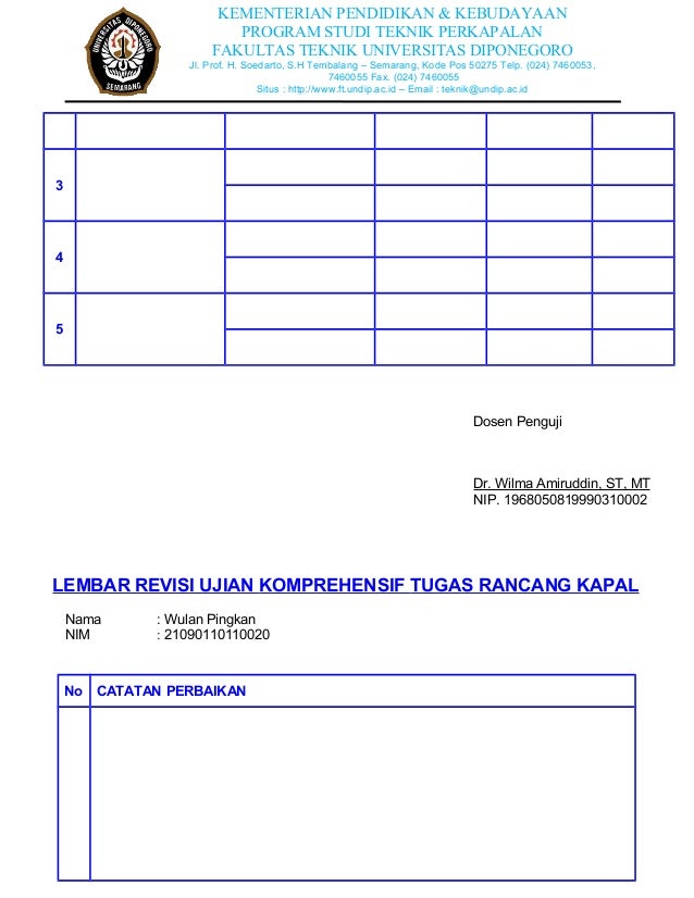 Ket mhs formulir tat rdll jurusan perkapalan Ket mhs formulir tat rdll jurusan perkapalan
