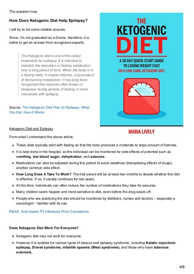 Diet Chart For Epilepsy Patient